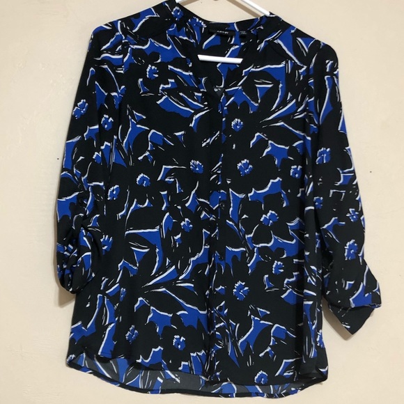 Apt. 9 Tops - Apt. 9 Georgette Button Front Blouse -Petite Small